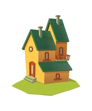 Cartoon House Stock Illustration