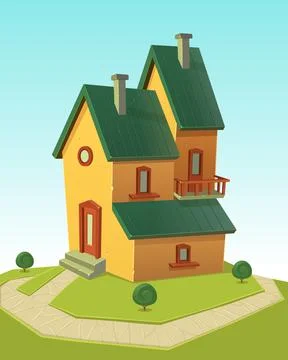 Cartoon House Stock Illustration