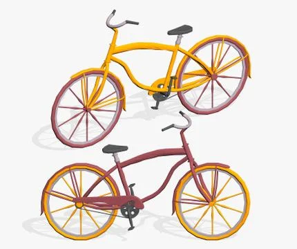 Cartoon icycles Stock Illustration