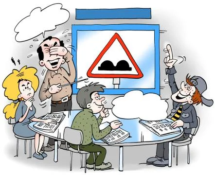 Cartoon illustration of a Stock Illustration