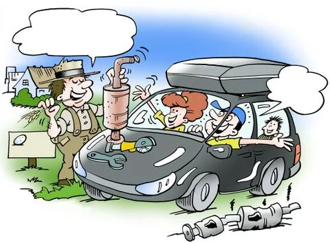 Cartoon illustration of a Stock Illustration