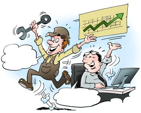 Cartoon illustration of a Stock Illustration
