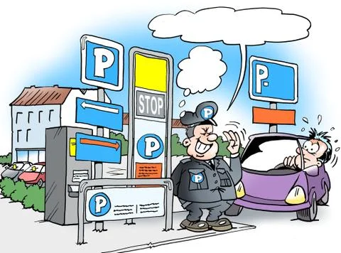 Cartoon illustration of a Stock Illustration