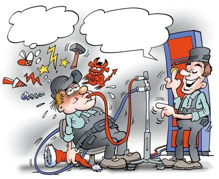 Cartoon illustration of a Stock Illustration