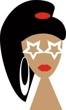 Cartoon, illustration, vector, face, character, icon, smile, tooth, person, peop Stock Illustration