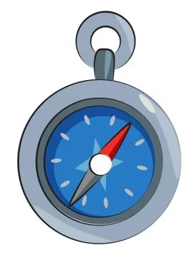 Cartoon image of Compass Icon. Architecture symbol 스톡 일러스트