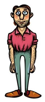 Cartoon image of Father 스톡 일러스트