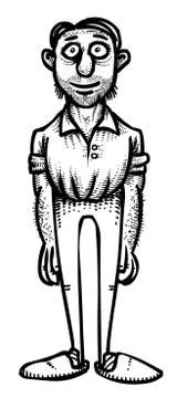 Cartoon image of Father 스톡 일러스트