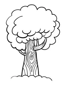 Cartoon image of Tree Icon. Tree symbol Stock Illustration