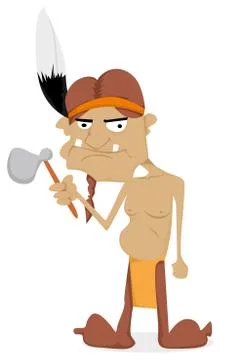 Cartoon indian Stock Illustration