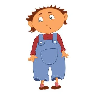 Cartoon kid Stock Illustration