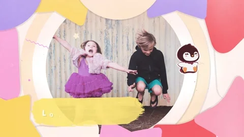 Cartoon Kids Slideshow | After Effects ~ After Effects #171111750
