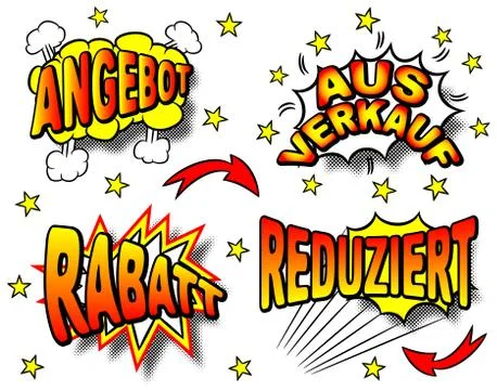 Cartoon labeling Stock-Illustration