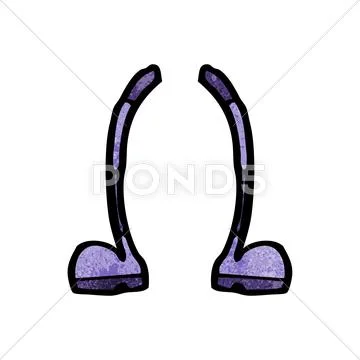 Cartoon legs Stock Illustration