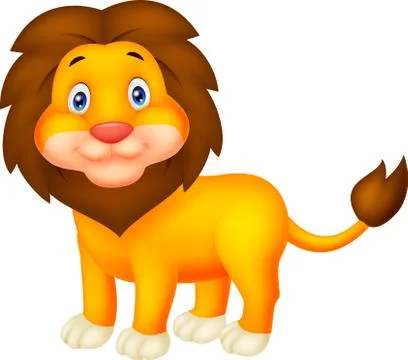 Cartoon lion Stock Illustration