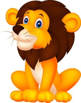 Cartoon lion Stock Illustration