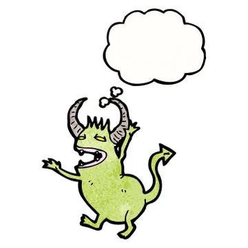 Cartoon little devil イラスト素材