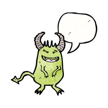 Cartoon little devil Stockillustratie