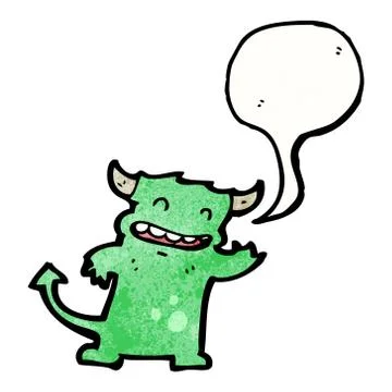 Cartoon little devil 스톡 일러스트