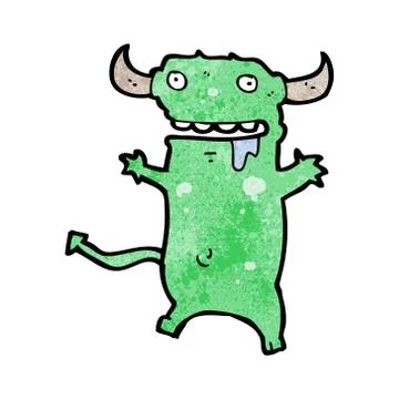Cartoon little devil 스톡 일러스트