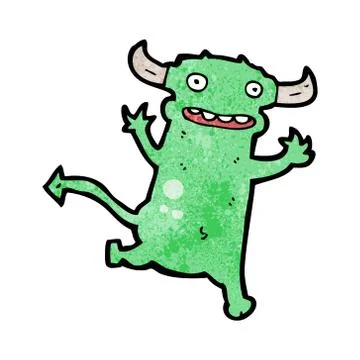 Cartoon little devil 스톡 일러스트