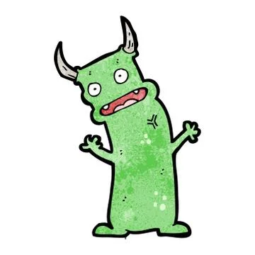 Cartoon little devil Stock Illustration