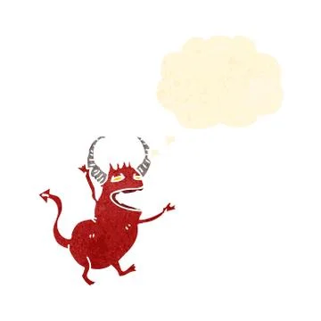 Cartoon little devil Stockillustratie