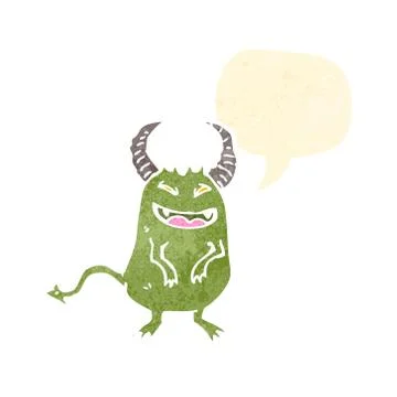 Cartoon little devil 스톡 일러스트