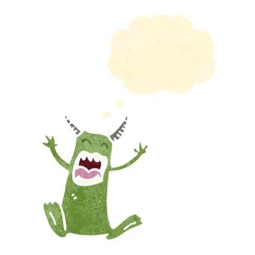 Cartoon little devil Stock Illustration
