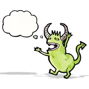 Cartoon little devil イラスト素材