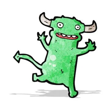 Cartoon little devil 스톡 일러스트