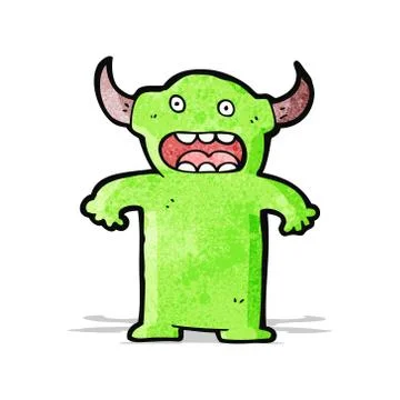 Cartoon little devil 스톡 일러스트