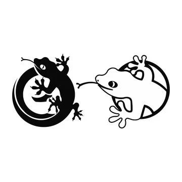 Cartoon of  lizard vector icon for web design Stock Illustration