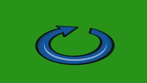 Cartoon loading arrow animation.4K Video motion graphic animation. Stock Footage 165320703