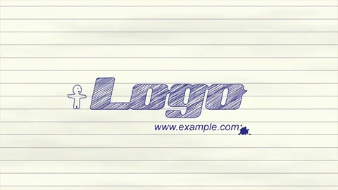 Cartoon logo Stock After Effects
