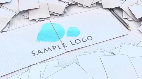 Cartoon Logo Painter Stock After Effects