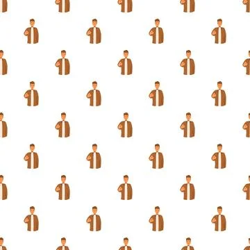 Cartoon man pointing and accusing Stock Illustration