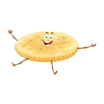 Cartoon matloua bread character, bakery food Stock Illustration