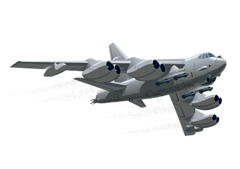 Cartoon Military Airplane Stock Illustration