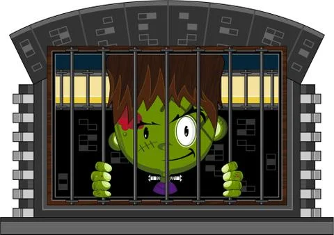 Cartoon Mini Frankenstein Monster Stock-Illustration