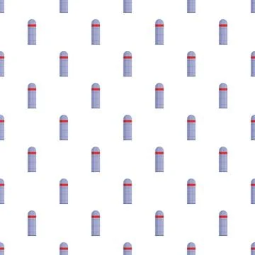 Cartoon missile pattern forming a seamless background Illustrazione stock