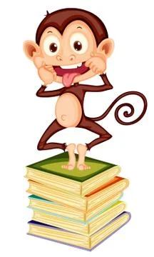 Cartoon monkey Stock Illustration