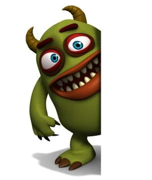 Cartoon monster Stock-Illustration