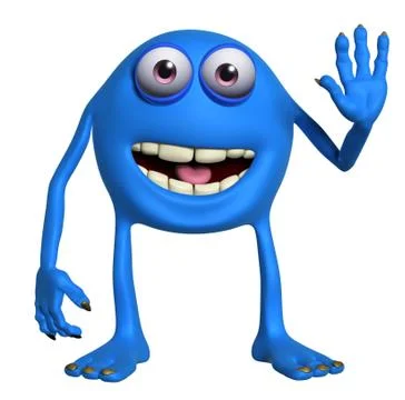 Cartoon monster Stock-Illustration