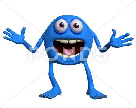Cartoon monster Stock Illustration