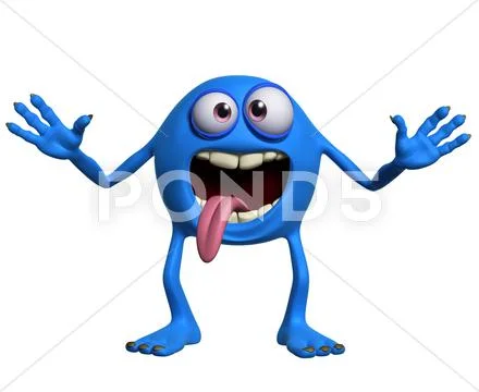 Cartoon monster Stock Illustration
