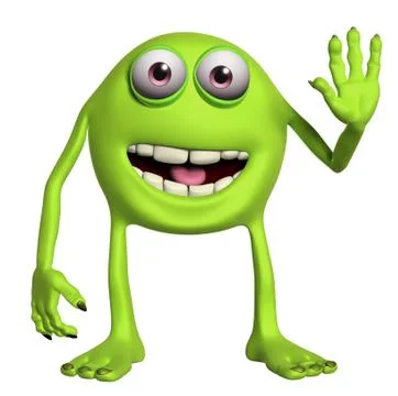Cartoon monster Stock-Illustration
