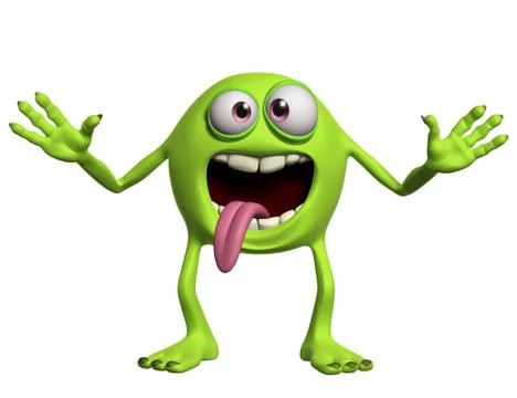 Cartoon monster Stock-Illustration