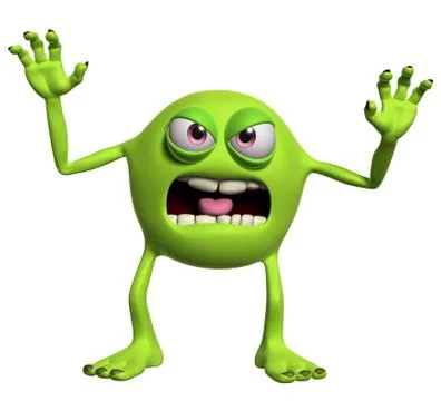 Cartoon monster Stock-Illustration