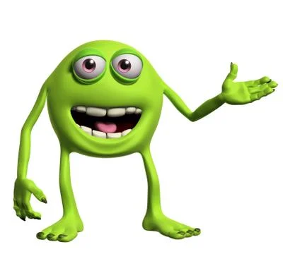 Cartoon monster Stock Illustration